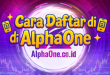 Tutorial Daftar, Registrasi di Alphaone Solabot