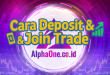 Tutorial Deposit dan Join Trade di Alphaone Solabot